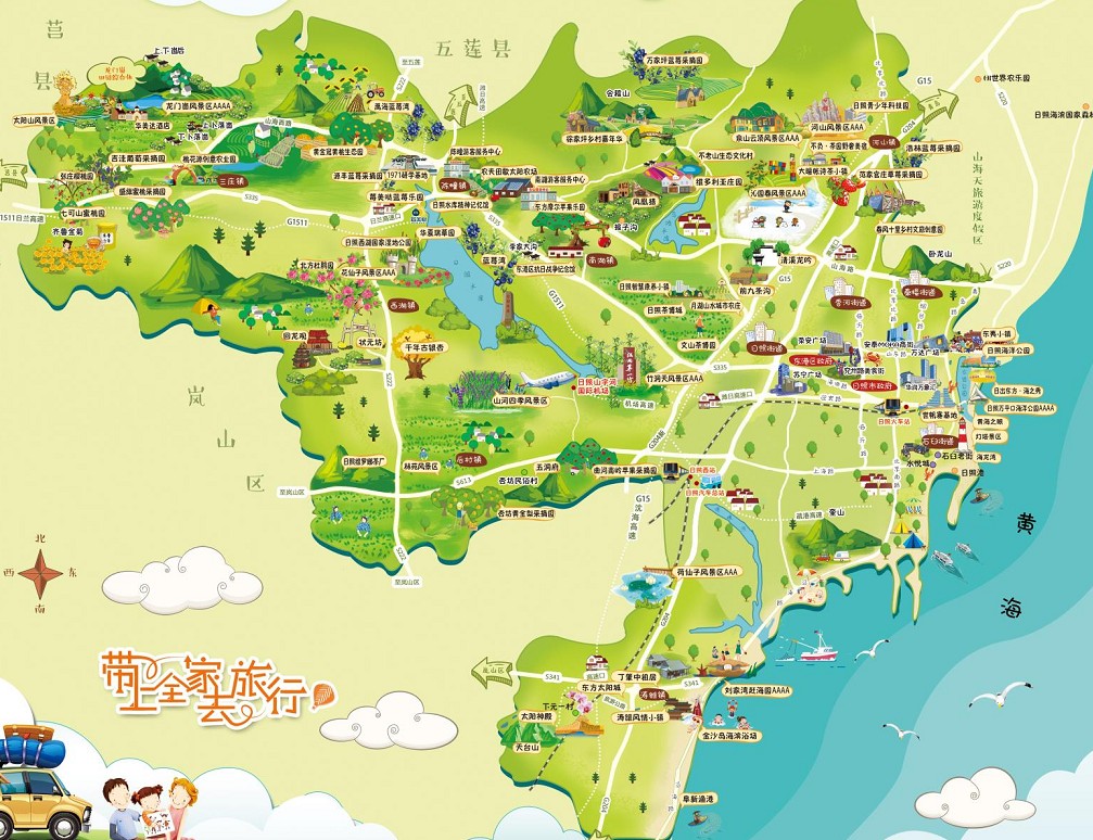 惠东景区使用手绘地图给景区能带来什么好处？